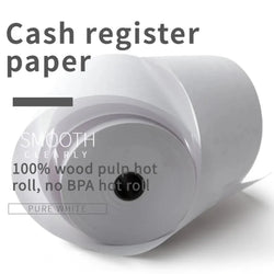 Thermal Paper 57x30mm POS Printer Blue Font 10 Rolls Mini Mobile Bluetooth Cash Register Roll Paper Bill Receipt Printing Paper