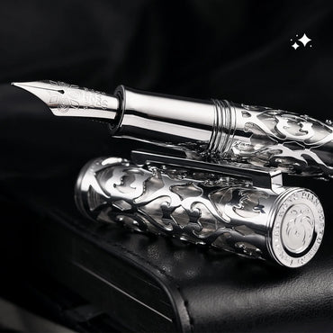Hot Hongdian D1 Fountain Pen EF F Nib Skeleton Hollow Resin Writing ink Pens Piston filling school office supplies with tools