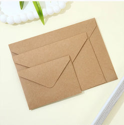 50pcs/lot Envelope 140g Kraft Paper Postcards for Wedding Invitation 19x14cm Envelopes Business Supplies Stationery Storage