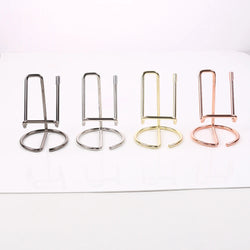 Desktop Phone Holder Simple Metal Business Card Holder Stand Office Desktop Business Name Card Display Organizer