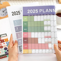 2025 Yearly Wall Calendar Poster 12-Month Annual Yearly Wall Planner 2025 Wall Calendar 2025 Yearly Planner Poster Calendars Jan