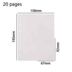 Kpop Photo Album New INS Multi-pockets Loose-leaf Binder 3 Inch Photocard Holder Idol Cards Collect Book Star Chaser