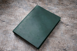 First-layer Cowhide Notebook A4 Enlarged Notebook Crazy Horse Leather Binder Thickened Sketchbook Retro Notepad Gift Notebook