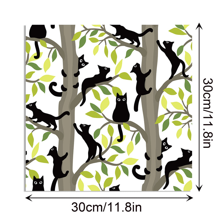 24pcs 30*30cm lovely Cat Scrapbook Craft Paper DIY Craft Paper Art Background Paper Origami Card Making Photo Album Decoration
