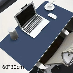 1pc Large Size 600*300mm Office Desk Protector Mat PU Leather Waterproof Mouse Pad Desktop Keyboard Desk Pad Gaming Mousepad