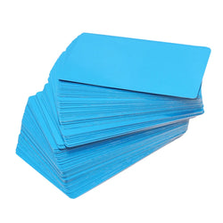100pcs Multi-color Metal Aluminum Sheet Laser Marking Debugging Engraving Debugging Material Color Aluminums Business Card