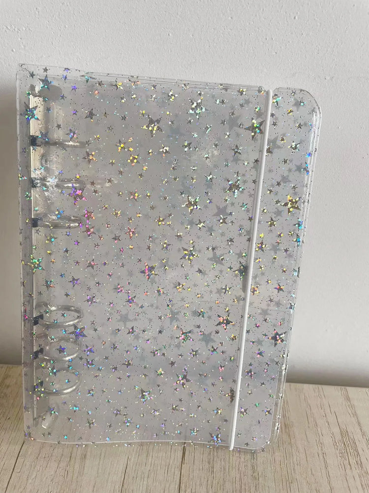 A5 A6 Glittery StarBinder Photo Collect Book&Journal Bonds Notebook Agenda Organizer Planner School Stationery