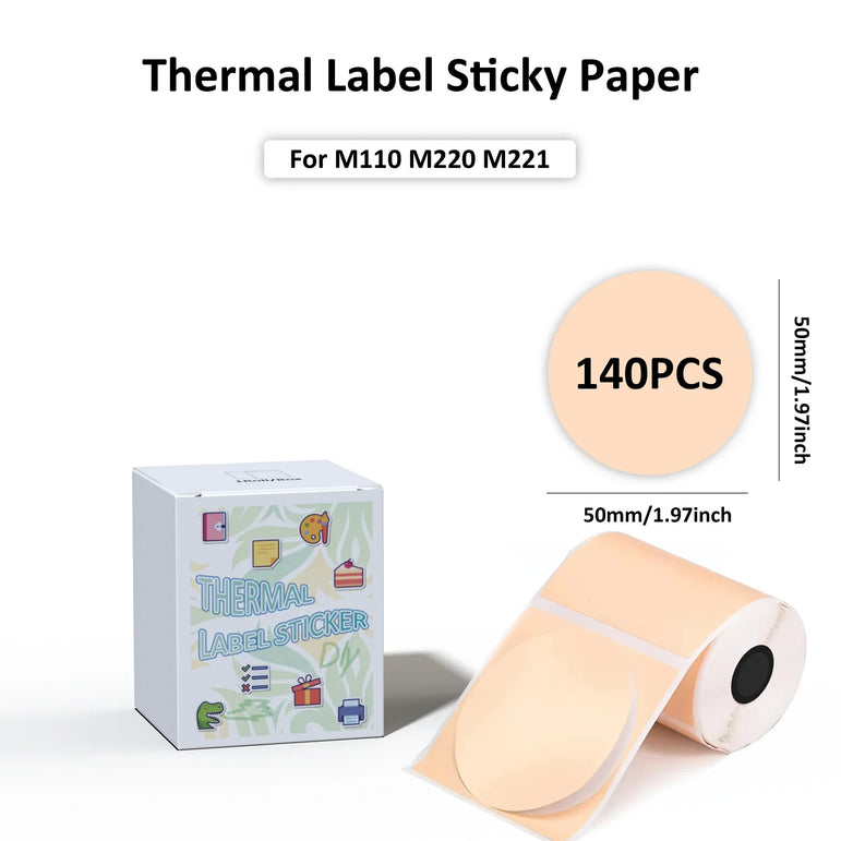 M110 Paper Compatible With M110/M120/M220/M221 Label Maker Printer Thermal paper Label Maker Paper M110 Label For Small Business