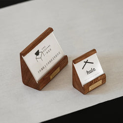 1pcs Solid wood products price tag, set up the exhibition introduction Decca card,  price tag, table stand