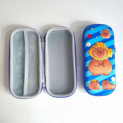 Kawaii 3D multiple anime EVA large-capacity waterproof lightweight student pencil cases, school supplies and stationery bags