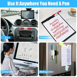 Silicone Pen Holder Self-Adhesive Silicone Pen Clip Desk Pencil Holder Wall Mounted Pencil Clip Ballpoint Pen Pencil Storage Cli