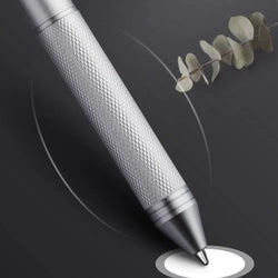 4 In 1 Multifunction Gel Pens Gravity Sensor Metal Retractable Ballpoint Pen 3 Color 0.7mm Ballpoint+0.5mm Mechanical Pencil