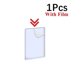 1-50PCS Transparent Korean Kpop Card Sleeve with Protective Film Clear Card Holder Idol Photo Game Card Toploaders Cover 35PT