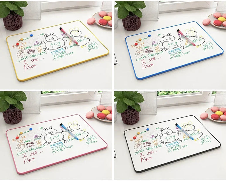 A3 Size Double-Sided Dry Erase Whiteboard Writing Drawing Painting Graffiti Family School Office Bulletin Board Message Board