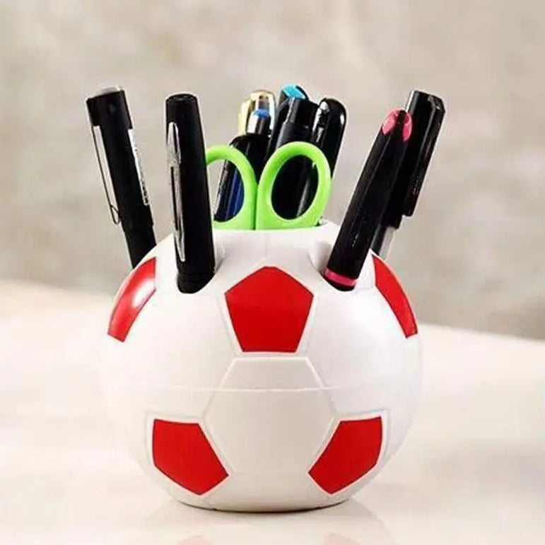 Pen Organizer For Desk Soccer Pen Holder Multipurpose Desk Pen Organizer Practical Pen Storage Containers Pencil Desk Holder For