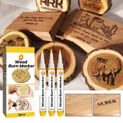 Scorch Pen Marker 3pcs 5ml Wood Burning Pen DIY Quick Craft Tools Creative Wood Markers For Artists Beginners Crafts