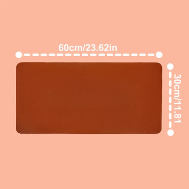 1pc Large Size 600*300mm Office Desk Protector Mat PU Leather Waterproof Mouse Pad Desktop Keyboard Desk Pad Gaming Mousepad