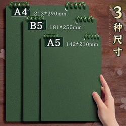 Top Spiral Notebook Horizontal Line 60 Sheets College Spiral Notepad Left-Handed Notebooks for Work School Office Business