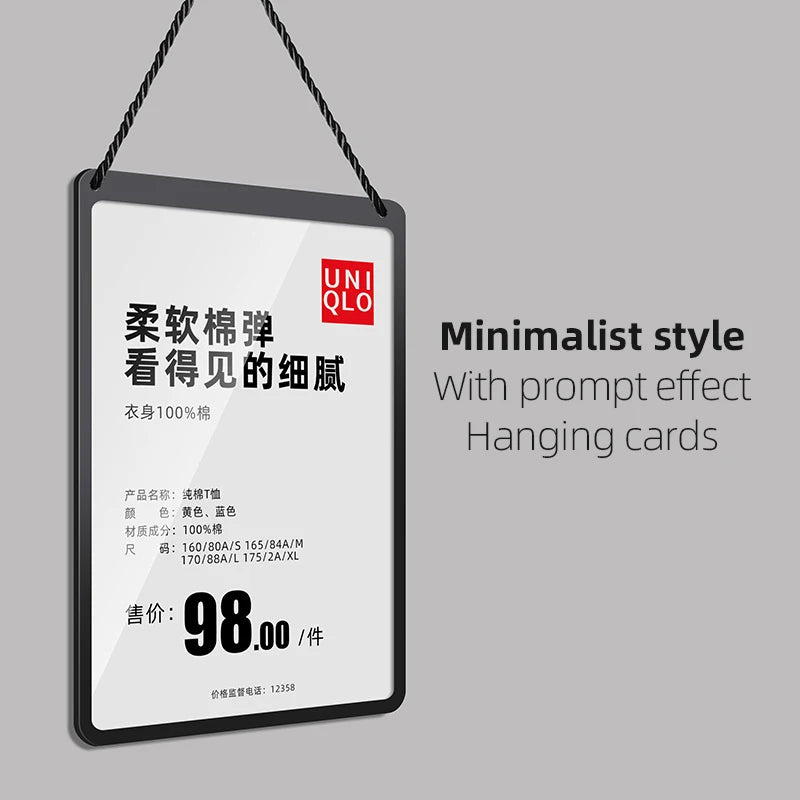 Placards lit. hang up a plate Event Listing Advertising and promotional display boards Warehouse signage Hanging alert signs