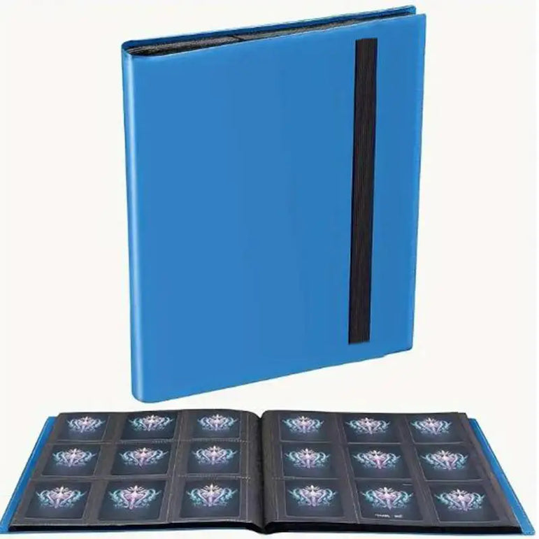 Trading Card Collector Holder 4/9/12-Pocket Binder Portable Storage Case Suitable for Game Cards Baseball Football Cards