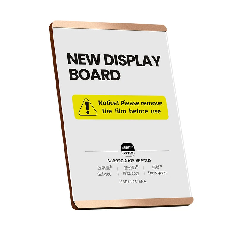 A4 21x29.7cm Honor Certificate Acrylic Sign Holder Display Stand Tabletop Menu Paper Holder Product Name Price Card Poster Frame