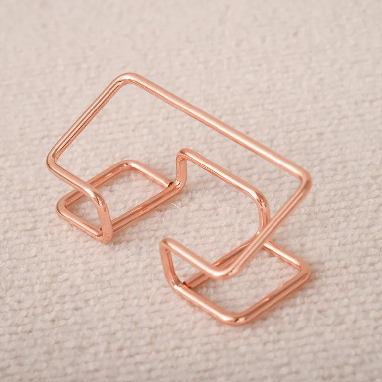 Bview Art Simple fashion display organizer card box iron line business card holder business card holder creative metal