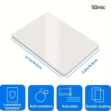 2.6x3.7 Inches 100 Pack Laminating Sheets Thermal Laminating Pouches 50mic Thickness Laminating Film