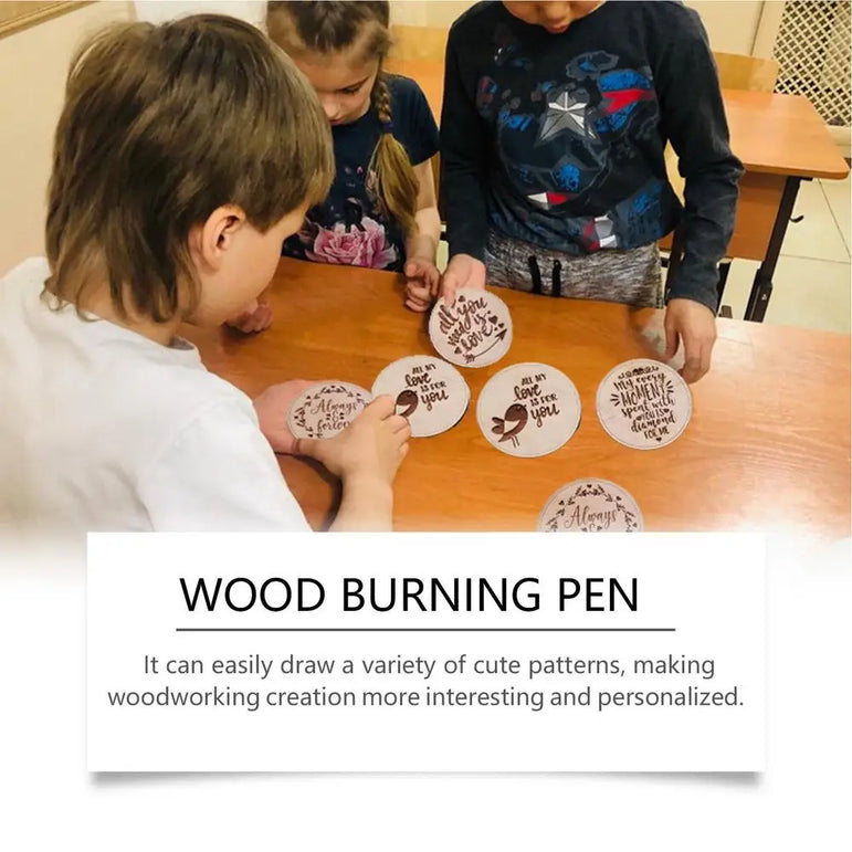 Wood Burning Pen 3 Pieces Wood Markers Wood Burning Tool Wood Burning Kit Wood Stain Markers For Christmas New Year Family