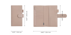 Moterm New Arrivals Weeks Elite Planner Cover for Hobonichi Weeks/ Mega Pebbled Leather Notebook without Large Pocket Organizer