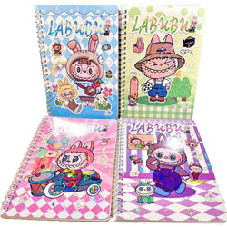 1/3/5/10pcs Random Style Creative Coil Notebook Cute Cartoon Notebook Horizontal Row Student Stationery Gift