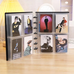 Kpop Photo Album New INS Multi-pockets Loose-leaf Binder 3 Inch Photocard Holder Idol Cards Collect Book Star Chaser