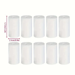 10 Sheets 65gsm Glossy Thermal Photo Paper - DIY Recyclable Refills for Instant Cameras & Pocket Printers, No Ink Needed