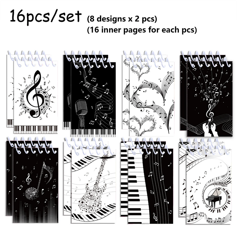 16pcs Football Mermaid Animals Mini Spiral Pocket Notebooks Memo Pad Coil Booklet Notepads For Kids Gifts Party School Diaries