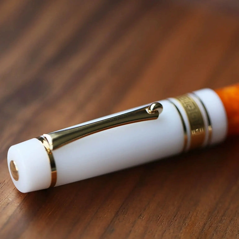 MAJOHN M400 Fountain Pen #6 sliver EF/F Nib with Converter Resin Writing Ink Pen Office school supplies high quality gift pens