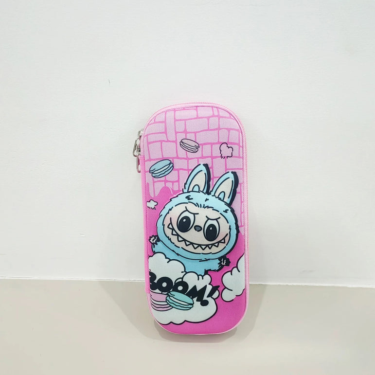 Kawaii 3D multiple anime EVA large-capacity waterproof lightweight student pencil cases, school supplies and stationery bags