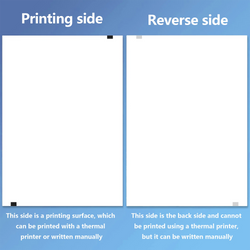 100 Sheets A4 Thermal Paper Printing Paper 210x30mm Suitable For A4 Wireless Bluetooth Thermal Printer Fax Machine Paper