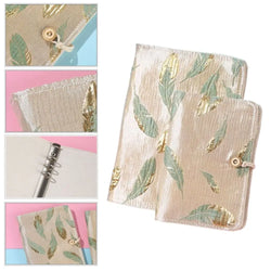 No Inner Page A5/A6 Loose-leaf Book Cover Creative INS Mini Budget Binder Cover 6 Rings 3D Notebook Cover Planner