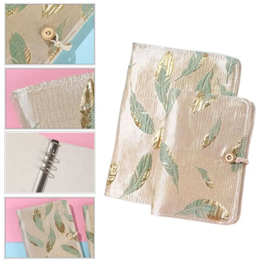 No Inner Page A5/A6 Loose-leaf Book Cover Creative INS Mini Budget Binder Cover 6 Rings 3D Notebook Cover Planner
