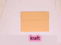 10pcs/pack 13.3x18.4cm Red Envelope Kraft Yellow Green Color Letter Paper Envelopes for Gift Photo Bags Packaging