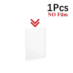 1-50PCS Transparent Korean Kpop Card Sleeve with Protective Film Clear Card Holder Idol Photo Game Card Toploaders Cover 35PT