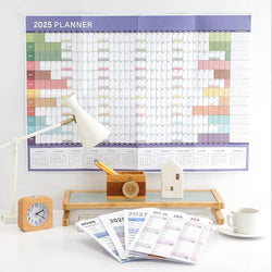 2025 Yearly Wall Calendar Poster 12-Month Annual Yearly Wall Planner 2025 Wall Calendar 2025 Yearly Planner Poster Calendars Jan