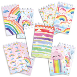 16pcs Football Mermaid Animals Mini Spiral Pocket Notebooks Memo Pad Coil Booklet Notepads For Kids Gifts Party School Diaries