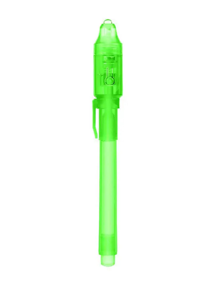 7pcs UV Light Pen Invisible Magic Pencil Secret Fluorescent Pen For Writing Pad Kids Child Drawing Painting Board Safety To Use