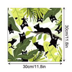24pcs 30*30cm lovely Cat Scrapbook Craft Paper DIY Craft Paper Art Background Paper Origami Card Making Photo Album Decoration