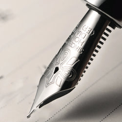 Hot Hongdian D1 Fountain Pen EF F Nib Skeleton Hollow Resin Writing ink Pens Piston filling school office supplies with tools