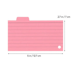 300 Sheets Coil Memo Pad Index Cards Colored Lined Rings Study Learning Flash Ruled Notebooks Writing Pads Vocabulary Memory