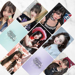 55 Pcs/Set IVE Jang Wonyoung Laser Lomo Card Korean Idol Small Cards HD Photocard Fans Collection Cards