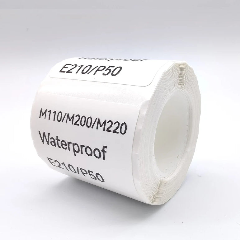 5PK Thermal Adhesive Label Papers for P1 Label Papers DP23 DP30 DP80 Label Maker  Waterproof  Tear Resistant Sticker