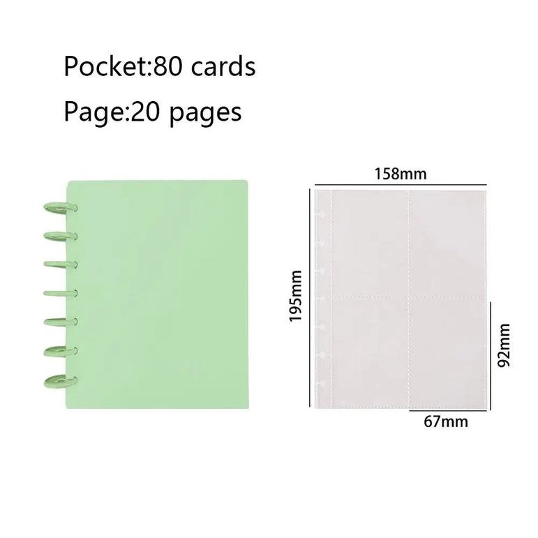 Kpop Photo Album New INS Multi-pockets Loose-leaf Binder 3 Inch Photocard Holder Idol Cards Collect Book Star Chaser