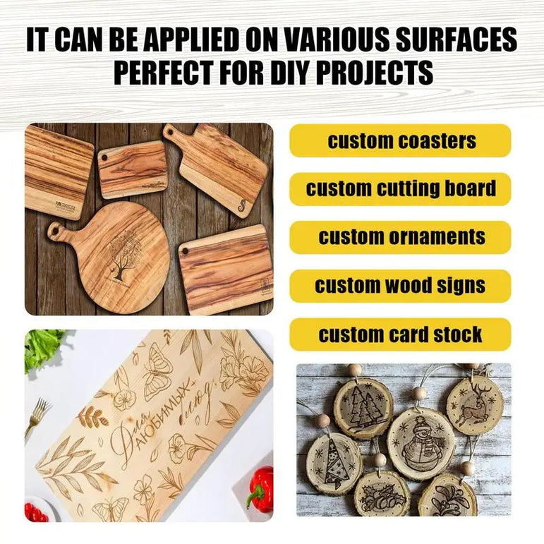 Scorch Pen Marker 3pcs 5ml Wood Burning Pen DIY Quick Craft Tools Creative Wood Markers For Artists Beginners Crafts